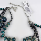 Chico's Annie Teal Multi Strand Necklaces NWT