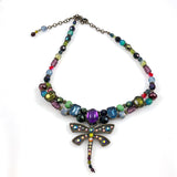 Chico's Dragonfly Crystal Necklace