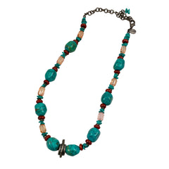 Chico's Turquoise Beaded Necklace