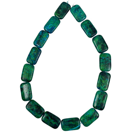Chrysocolla gemstone beads