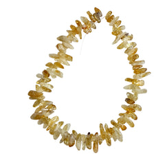 Citrine Polished Flat Oval Beads Gemstone