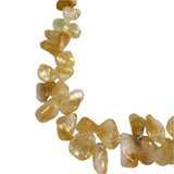 Citrine Faceted Nugget Drop Beads Gemstone