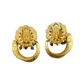 Clara Studio Gold Clip On Earrings
