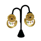 Clara Kasavina  Gold Clip On Earrings 