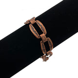 Copper Southwestern Link Bracelet Vintage 1950's