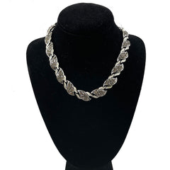 Coro Rhinestone Choker Necklace Vintage