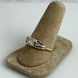 18 K Gold Plated CZ Ring Multiple Sizes