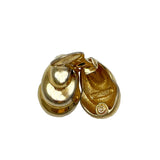 Christian Dior Elegant Gold Clip On Earrings