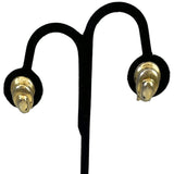 Christian Dior Elegant Gold Clip On Earrings