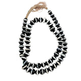 Antique African Trade Venetian Dog Teeth Ruffled Beads