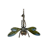 Plique-á-Jour Dragonfly Brooch Enamel Sterling Vintage Italian