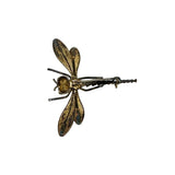 Plique-á-Jour Dragonfly Brooch Enamel Sterling Vintage Italian
