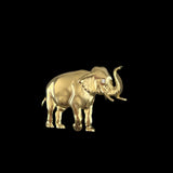  Gold Tone Elephant Brooch Park Lane