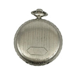 Elgin Essex White Gold Plated Pocket Watch 1920's
