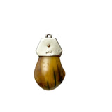 14K Gold BPOE Elk Tooth & Sterling Fob Pendant Antique