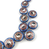 Vintage Enamel Yin Yang Beads Chinese