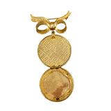 Avon Gold Bow Perfume Brooch Unforgettable