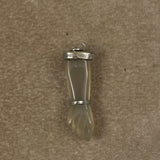 Antique Victorian Figa Hand Gemstone Charm