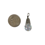 Silver Floating Opal Charm Vintage