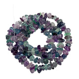 Rainbow Fluorite Polished Nugget Beads