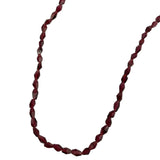 Garnet Elongated Bicone Beads Gemstones