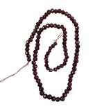 Garnet Gemstone Bicone Beads 4mm