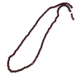 garnet gemstone round beads 4mm