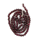 Garnet Gemstone Round Beads 5mm