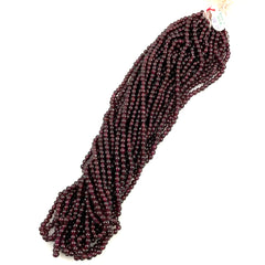 Garnet Gemstone Round Beads