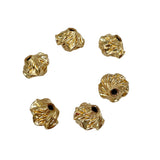 14K Gold Filled Fluted Lantern Twist Beads