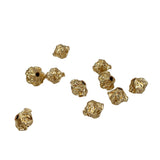 14K Gold Filled Fluted Lantern Twist Beads