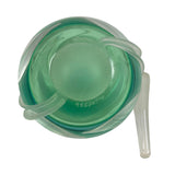 William Glasner Green Glass Perfume Bottle 1992 Signed Numbered