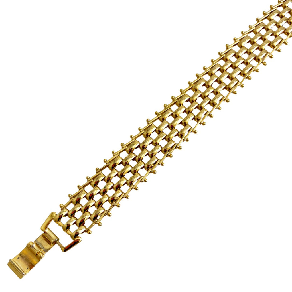 Vintage Gold Panther Bracelet