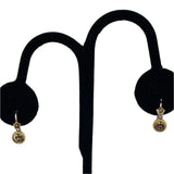 Antique Victorian 14K Gold and Ruby Heart Earrings