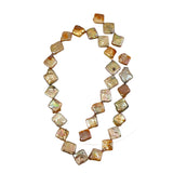 Gold Freshwater Pearl Beads Diamonds