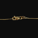 14K Gold Diamond Eternity Pendant Necklace Lobster Clasp