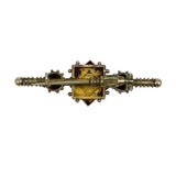 Antique Victorian Gold Filled Floral Bar Pin