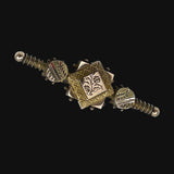 Antique Victorian Gold Filled Floral Bar Pin