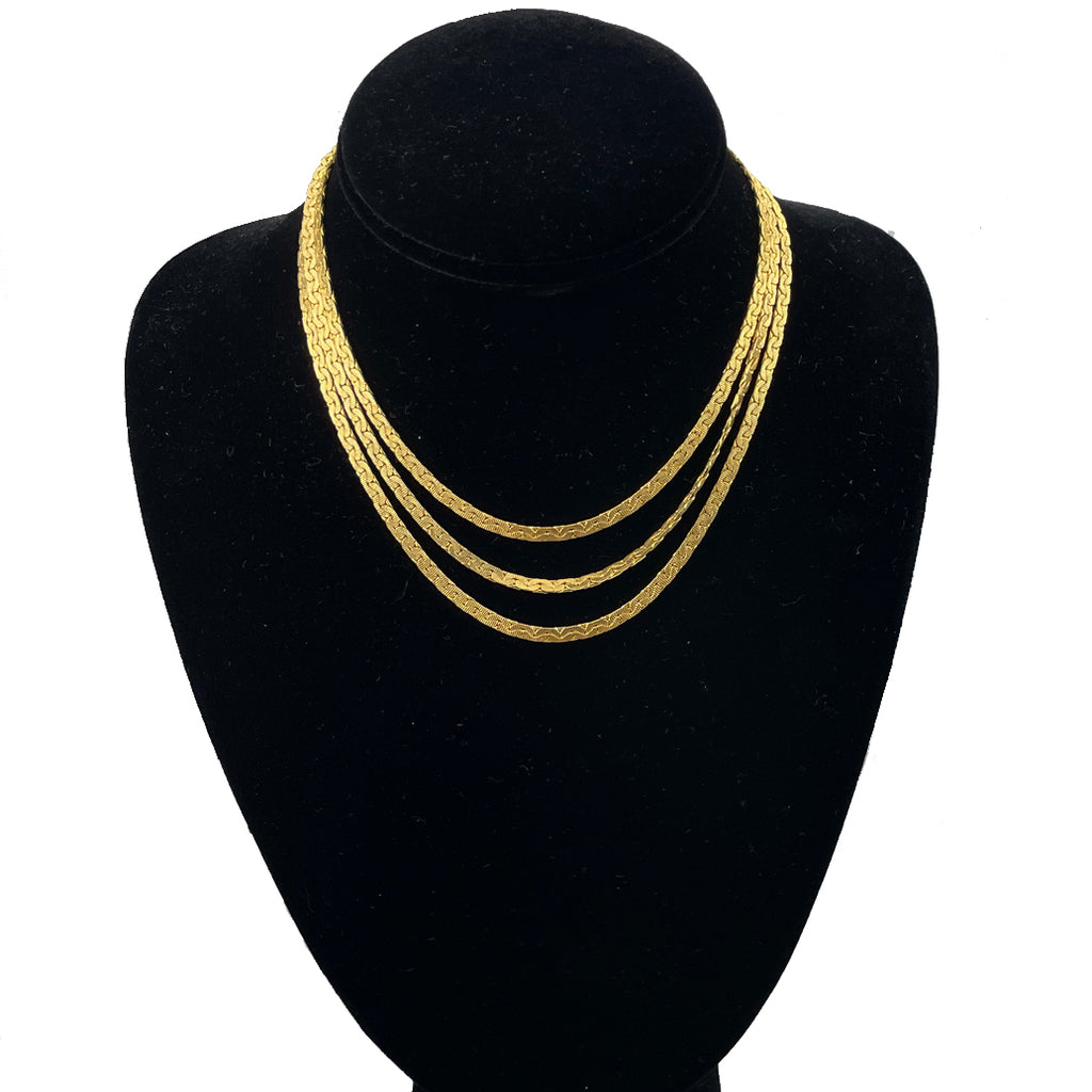 Goldette Gold Multi-Strand Necklace