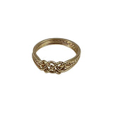 14K Yellow Gold Vintage Puzzle Ring