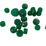 African Trade Beads Green Kancamba - Uranium Glass