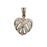 Diamond Heart Pendant Sterling