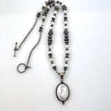 Shube's Sterling Howlite Necklace
