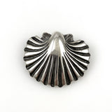 Hand & Hammer Sterling Shell Brooch