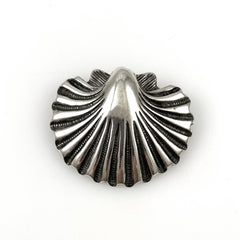 Hand & Hammer Sterling Shell Brooch Vintage