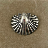 Hand & Hammer Sterling Shell Brooch