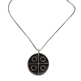 Hopi Earth Symbol Sterling Pendant Necklace