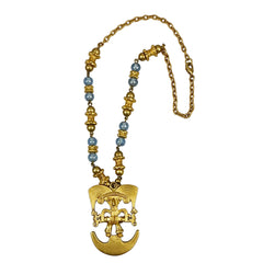 Mayan Pre-Columbian Bird Eagle Replica Necklace by INCA