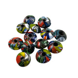 Millefiori Rondelle Glass Beads India 17mm