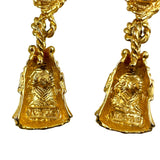 Ivana Gold Tassel Clip On Earrings